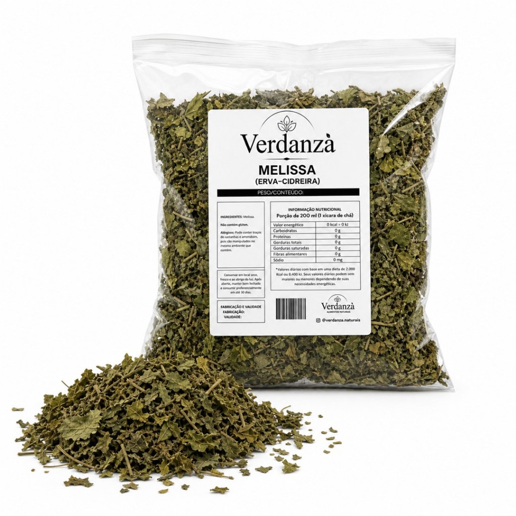 Imagem MELISSA/ERVA CIDREIRA CHA CALMANTE INSONIA 100g