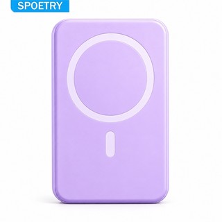 SPOETRY Carregador Portátil 10000mAh Magnético 22.5W Carregamento Rápido com Cabo Integrado