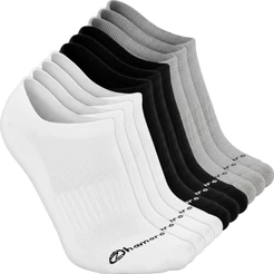 Kit 10 Pares Meias Zhamaro Algodão Sapatilha Invisível Masculina Feminina Meia Cano Curto Soquete