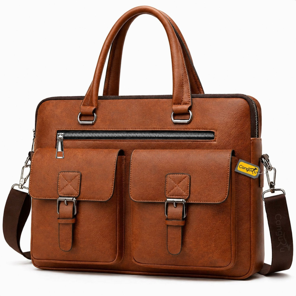 Bolsa Pasta Executiva Para Notebook Feminina Masculina Couro Sintético Reforçada Faculdade Trabalho