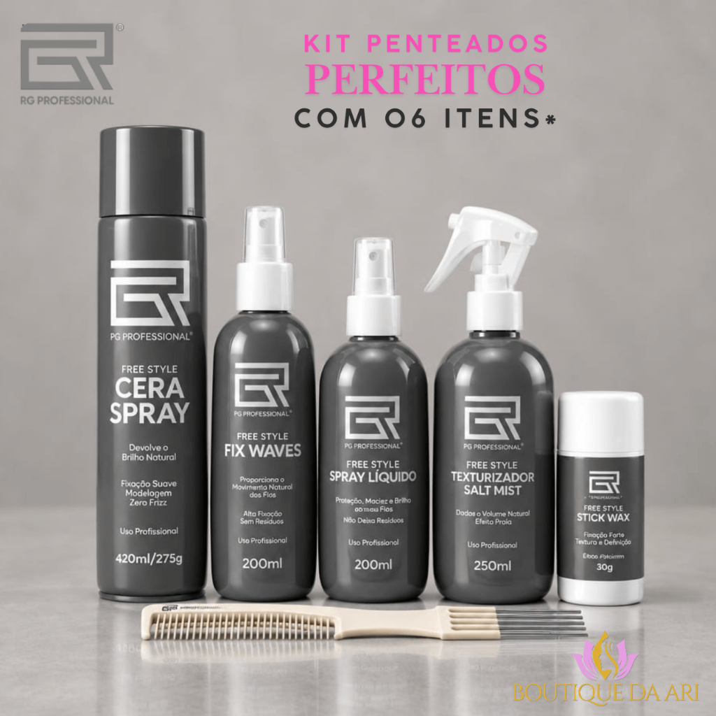 Kit Penteados Perfeitos RG Professional - 6 Produtos