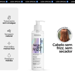 Sérum de Vitrificação: Brilho Vidrado nos Fios | Secar sem Frizz