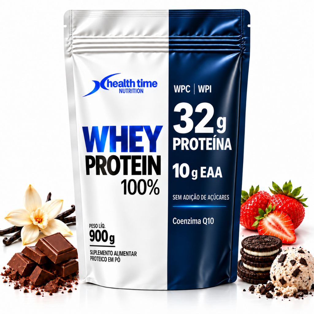 Whey Protein Health Time 900g Concentrado E Isolado