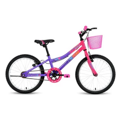 BICICLETA INFANTIL BIXY HOUSTON ARO 20 FREIOS V-BRAKE ROSA