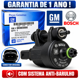 Válvula Cânister BOSCH GM Onix Prisma Cobalt  96985666. SELO ORIGINAL DE FÁBRICA.