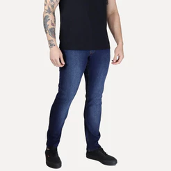 Calça Tommy Jeans Original Masculina Slim Scanton Washed Lav Azul