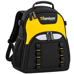 Mochila para Ferramentas 25kg Tool Bag Tecido Balístico Titanium Platina