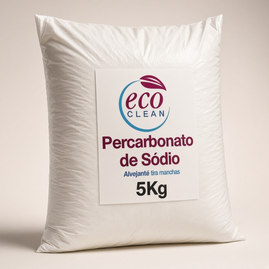 Percarbonato de Sódio 100% Puro Eco Clean Tira Manchas Roupas Brancas Coloridas Multiuso