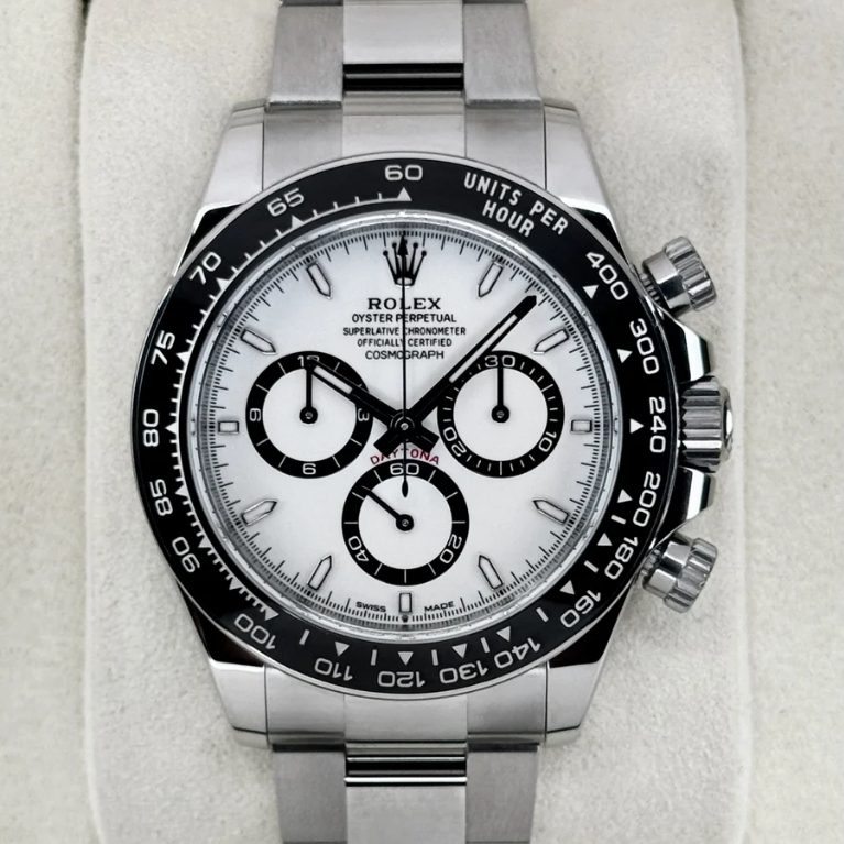 Relógio Rolex Daytona Panda Automático Aço 904L Base ETA 3035 Vidro Cristal Safira