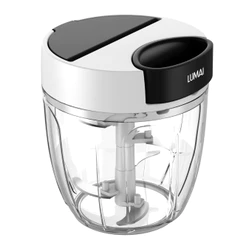 LUMAI Processador Triturador Manual de Alimentos e Legumes Palermo 900ml Picador com Lâminas de Inox
