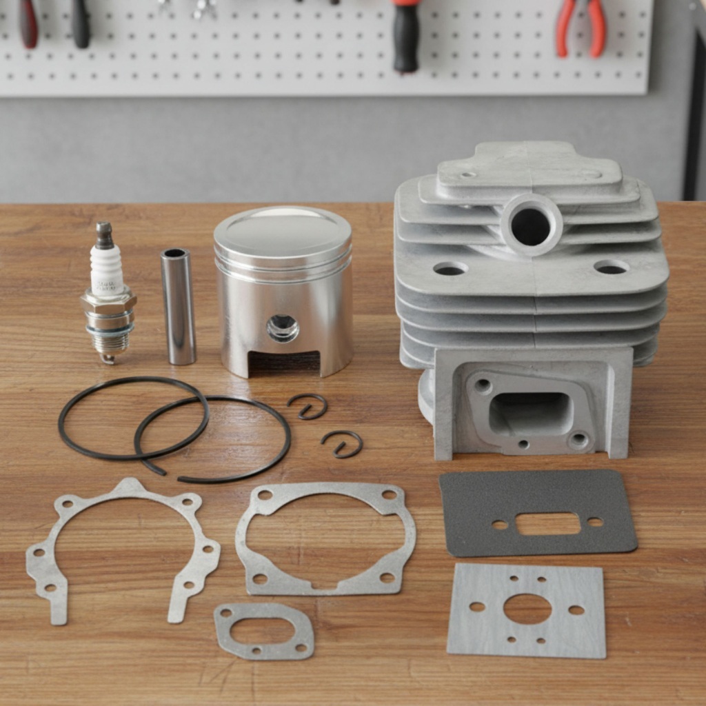 Cilindro Com Pistão Roçadeira Nakasaki Nk 63cc