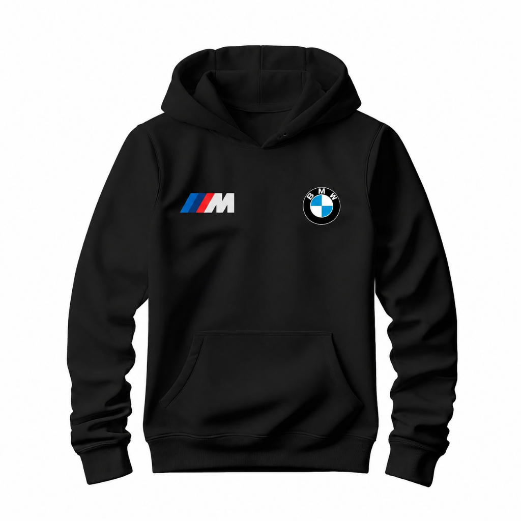 Moletom Canguru Masculino Unissex Premium Blusa de Frio Estampado Luxo BMW Confortável Com Bolso Com Capuz Style