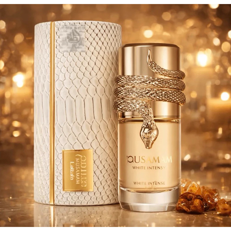 Pefume Árabe Lattafa Musaman White/Ouro Intense Eau De Parfum Unissex 100 ML Da Aprovação real
