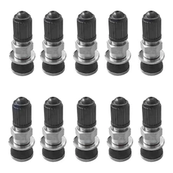 Kit Bico Pneu Sem Câmara Roda Liga Leve De Moto Universal Kit 10 unidades