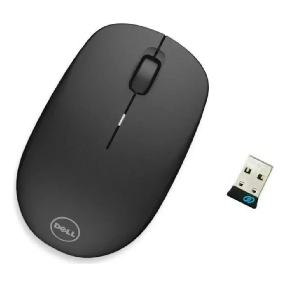 Mouse Sem Fios Dell Wm126 Óptico De 2,4 Ghz Cor Preto