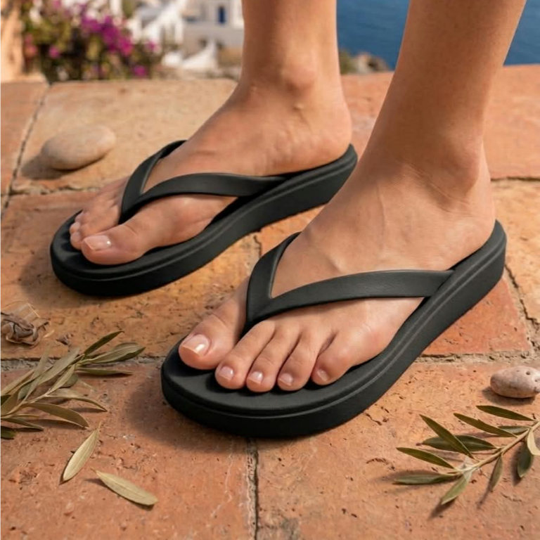 Chinelo Feminino Papete Casual Confortável, Antiderrapante Leve do 33 ao 40 Ideal para praia piscina