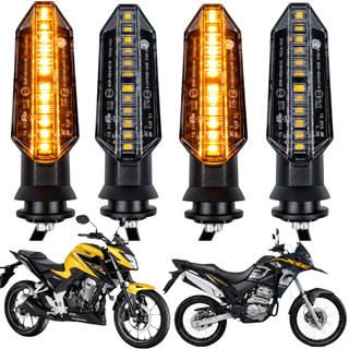 Kit 4 Pisca de Led Honda Adv 150 2021 2022 2023 2024 Twister Cb 300F 2021 2022 2023 2024