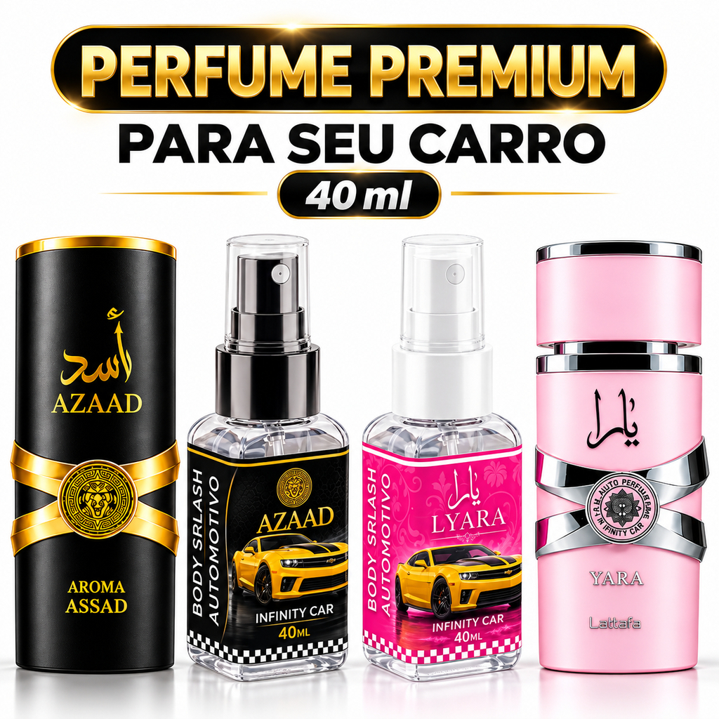 Cheirinho De Carro Novo 40ml Perfume Body Splash Car Você Pode Escolher Masculino e Feminino Arabe Importado