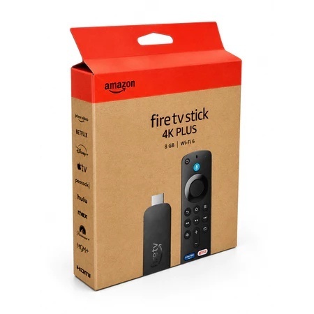 Amazon Fire TV Stick 4K Plus - Wi-Fi 6, HDMI 2.1 RAM 2GB, Interno 8GB, Fire OS, 8.1 Android 11, Controle Remoto por Voz