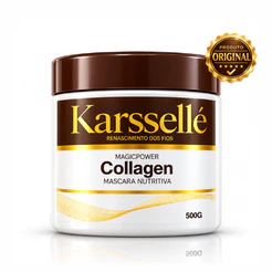 Máscara Capilar Karssellé Colágeno 500g Hidratação Profunda