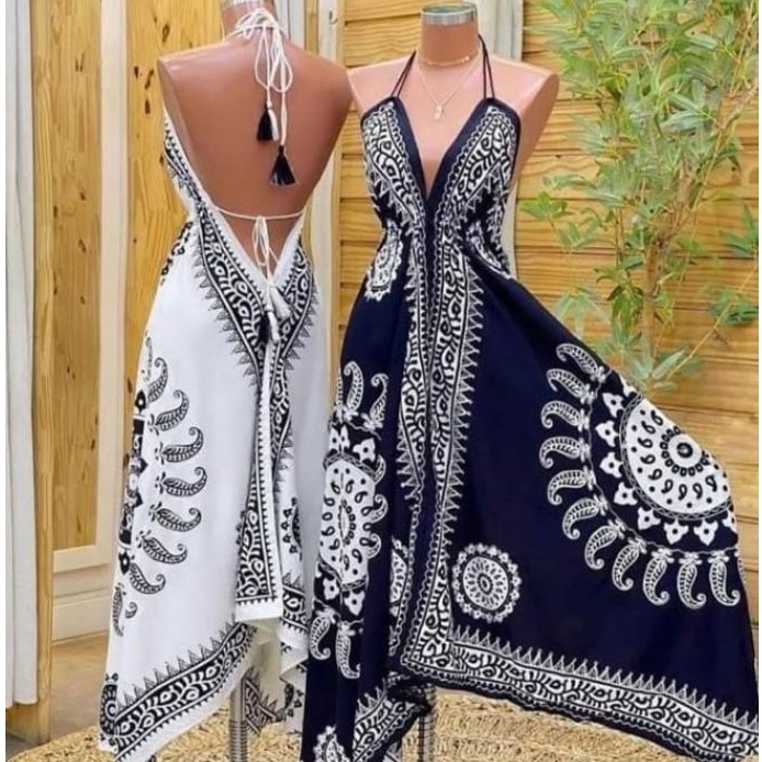 VESTIDO INDIANO LONGO -LENÇO TAMANHO UNICO COSTA NUA\FASHION \TENDENCIA