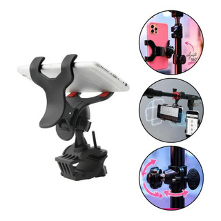 Suporte De Celular Para Tripé Ring Light Pedestal Moto Bike