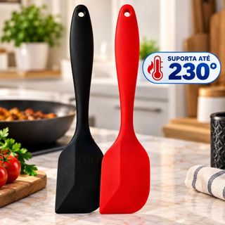 Kit 1/2/3/4/5 Espatula de Silicone para Cozinha Casa Cozinha Buffet Restaurante Confeitaria