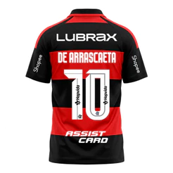 Manto Flamengo Masculina Jogo 1 Adidas 2026 - C/ Kit Patrocínio - De Arrascaeta 10