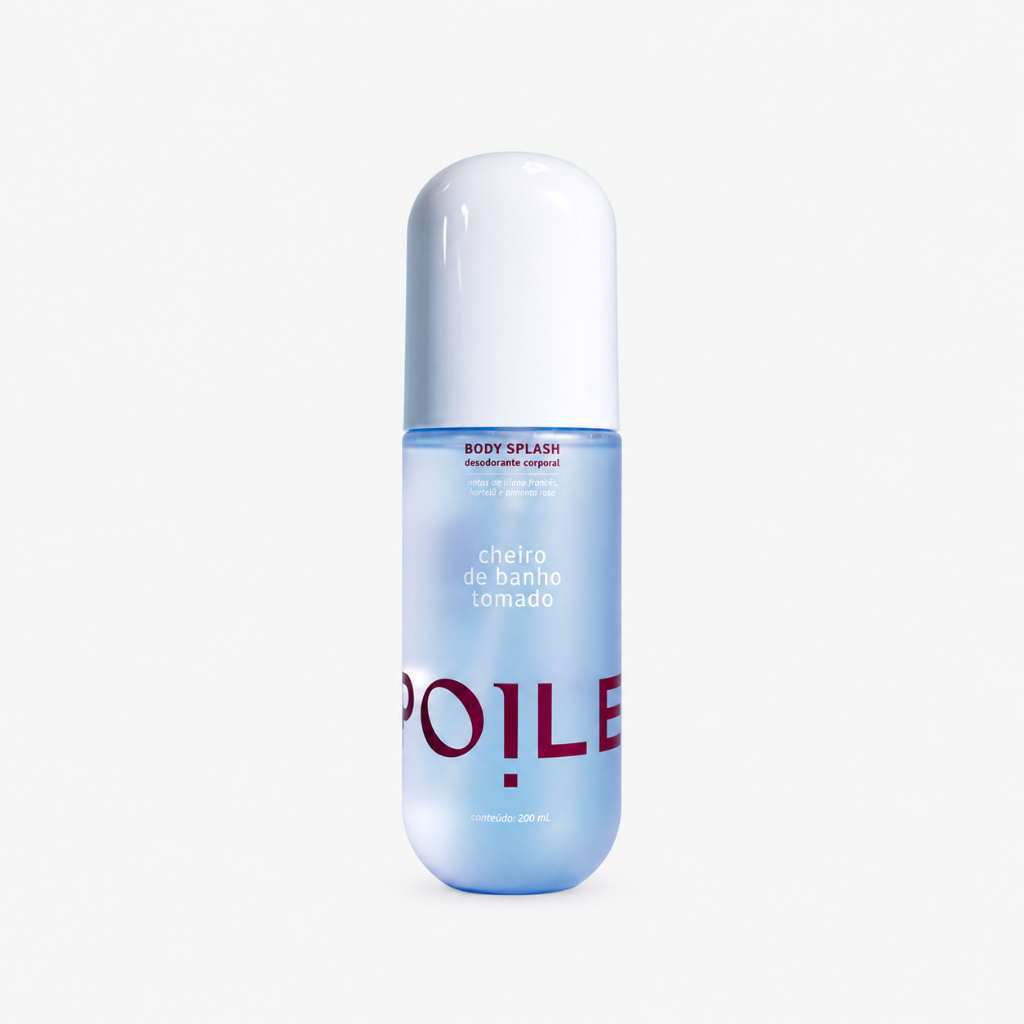 Body Splash Cheiro de Banho Tomado 200ml Spoiler Fragrância Feminina Fresca para Dia a Dia