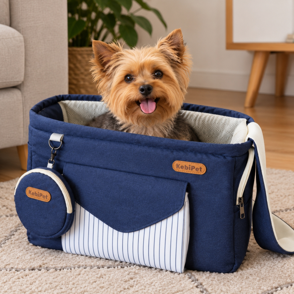 Bolsa Cama Transporte Pet Cachorro Gato Tiracolo Bolsos Confortável Resistente Lavável Premium Porte Pequeno e Médio