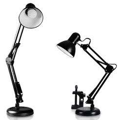 Luminária De Mesa Articulável Abajur Articulado Dobrável Para Escritório Cabeceira Salão De Beleza