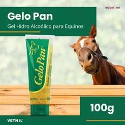 Gelo Pan 100g - Gel Relaxante Muscular P/ Cães, Gatos, Equinos e Bovinos.