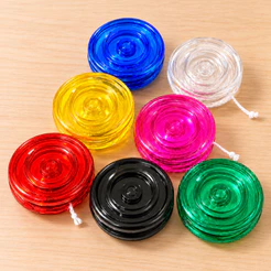 Kit Ioiô Acrílico Colorido Infantil 10 15 20 Unidades Brinquedo Lembrancinha