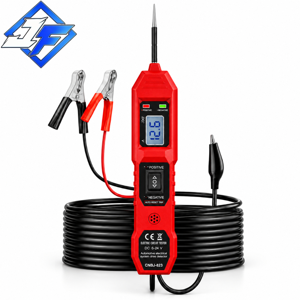 Cnbj-823 Caneta de teste de circuito automotivo 6-24V digital para diagnóstico de sistemas elétricos veiculares