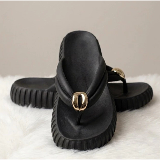 Papete Polly Chinelo Feminino Plataforma Tratorada Macia Confortável Antiderrapante Premium