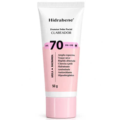 Protetor Solar Facial Hidrabene FPS 70 Toque Seco - 50g