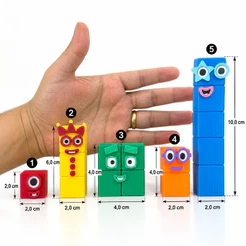 Conjunto de Brinquedos Matemáticos Numbers Block | números de blocos | TAMANHO GRANDE NOVO MODELO | PRONTA ENTREGA