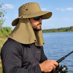 Chapéu Pesca Com Proteção Pescoço Australiano Proteção