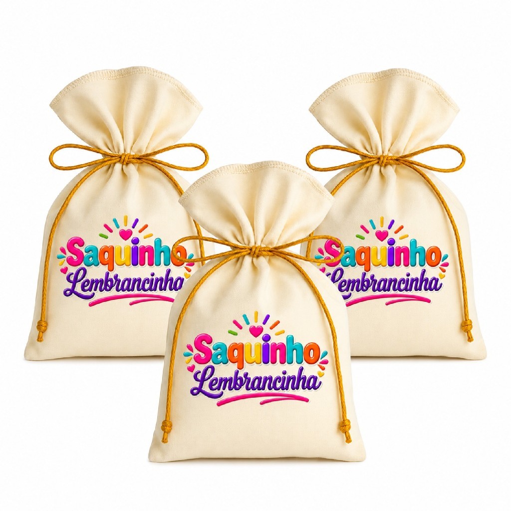 Saquinho Surpresa Lembrancinha Personalizado para Aniversário Festa Infantil Formatura Brindes 42