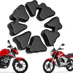 Bucha Coxim Coroa Honda CG Titan Fan 150 Titan Fan 160 Borracha Jogo 4 Peças