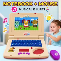 Laptop Infantil Notebook Infantil Laptop Infantil Educativo Computador Infantil Brinquedo Educativo