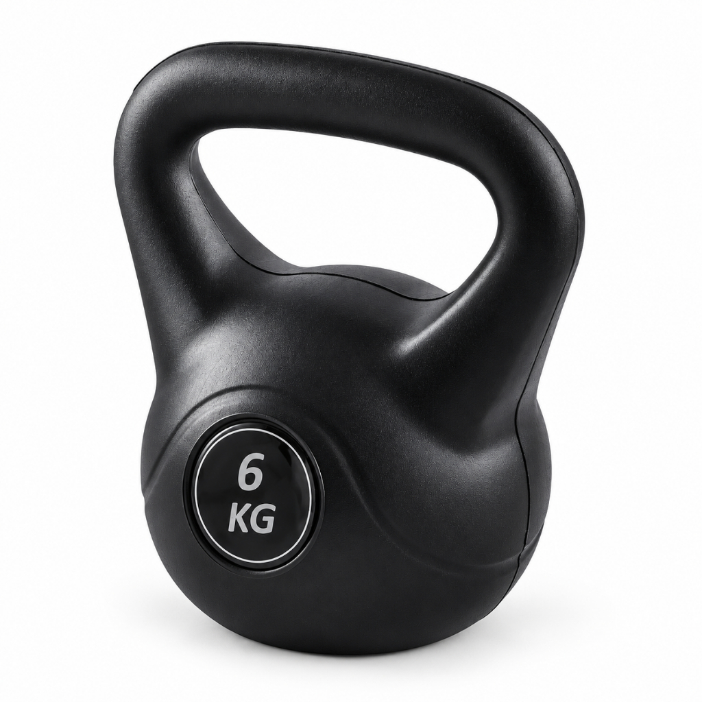 Kettlebell Ahead Sports 6 Kg Para Fitness E Crossfit Preto Preto