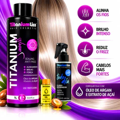 Progressiva Definitiva Sem Formol Blonder Selagem Titanium Liss + Todo Dia Finalizador