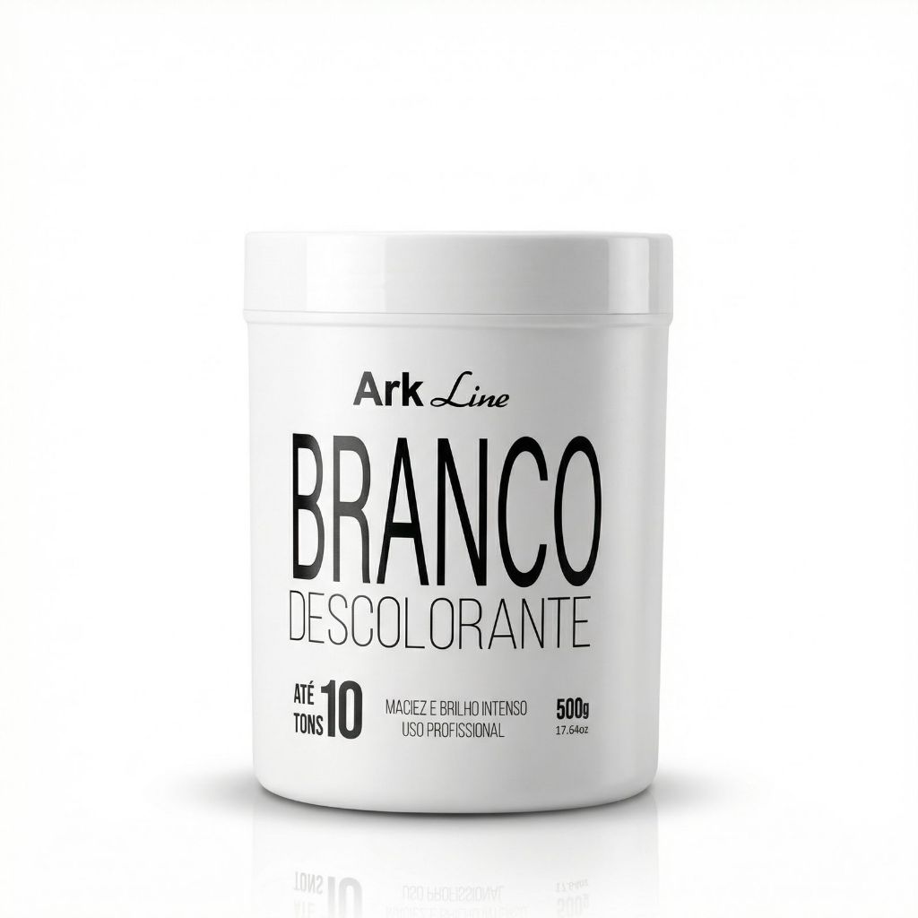 Pó Descolorante Branco 500g  Ark Line - Resultados Profissionais e Clareamento Muito Mais Uniforme