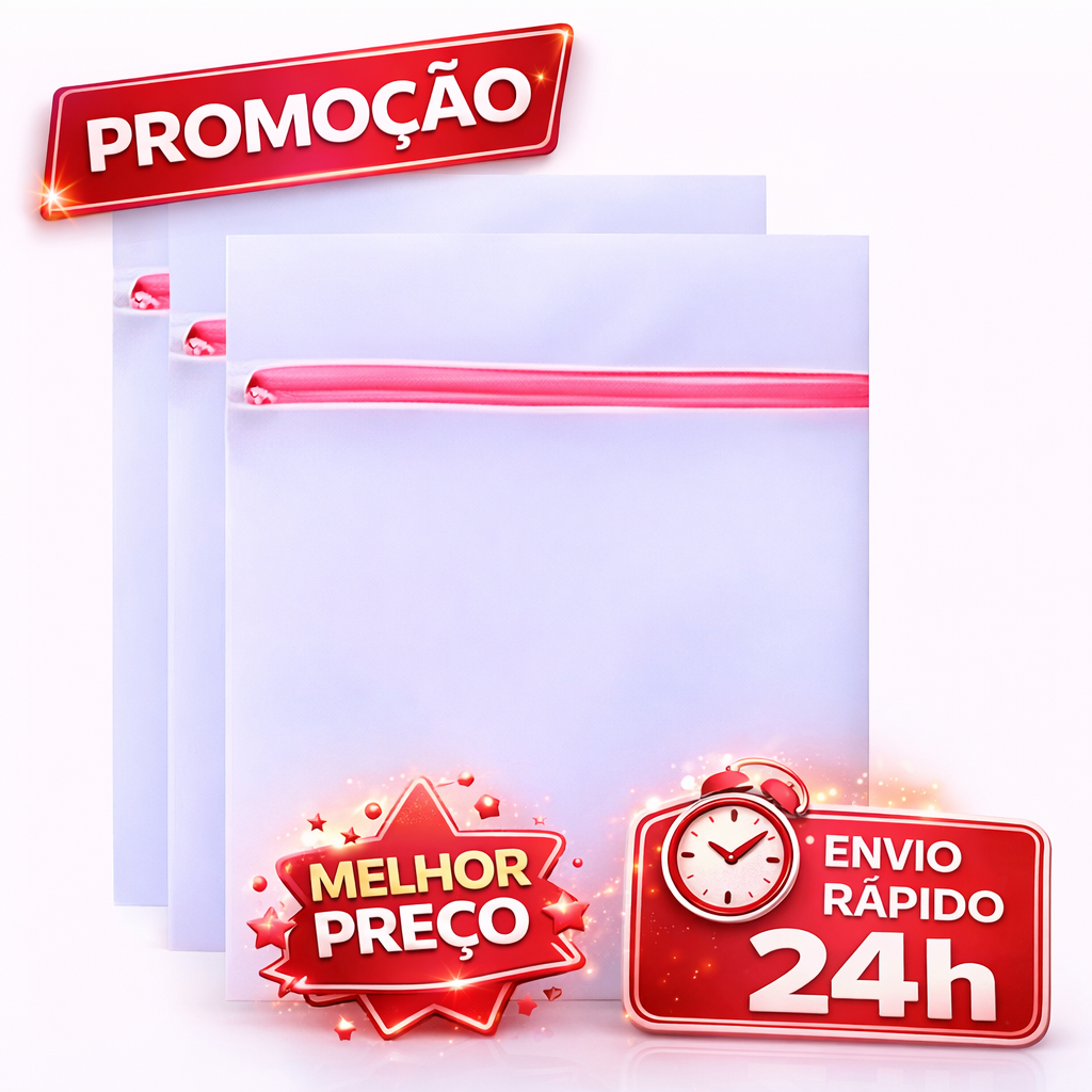 KIT 3 Sacos Lavadora De Roupas Vários Tamanhos Cesto Para Roupas - ENVIO IMEDIATO em Oferta na Shopee