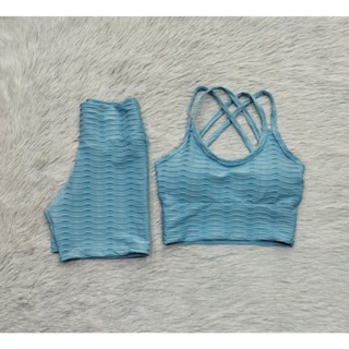 CONJUNTO BROCADO SHORT E TOP ACADEMIA em Oferta na Shopee