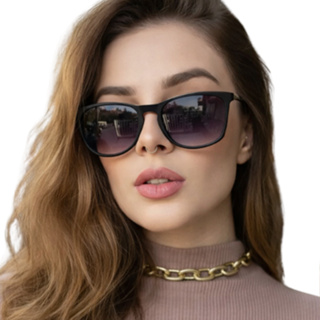 Óculos De Sol Feminino Viale Original Clássico Luxo C/ Uv400 + Case em Oferta na Shopee