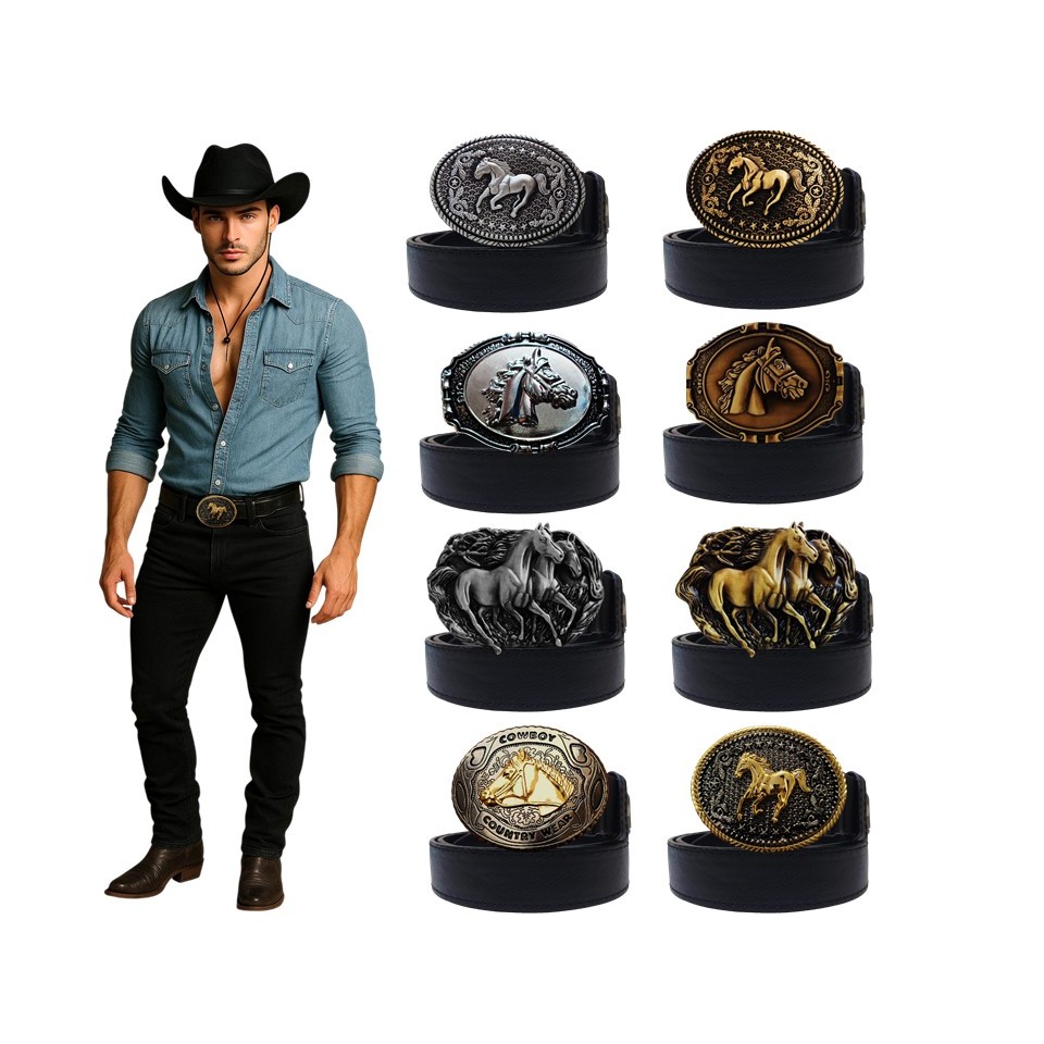 Cinto Fivela Country Masculino Cowboy Rodeio festa junina São João Unissex