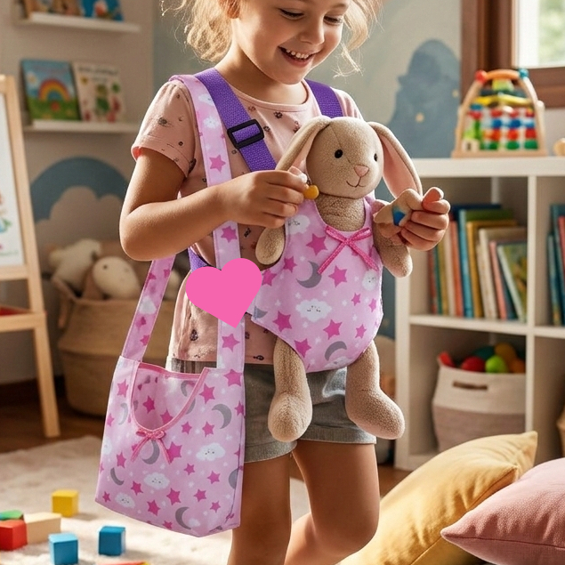 Canguru com bolsa para bonecas Reborn baby  alive e outras  acessório para Bonecas reborn  baby alive e outras