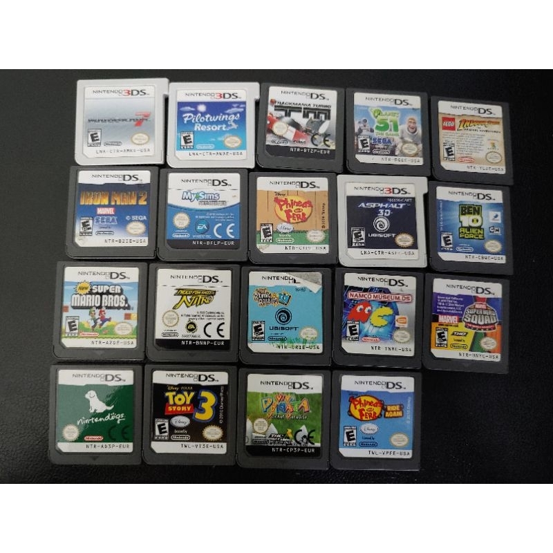 Jogos para nintendo DS e 3DS sem capa nen manual
